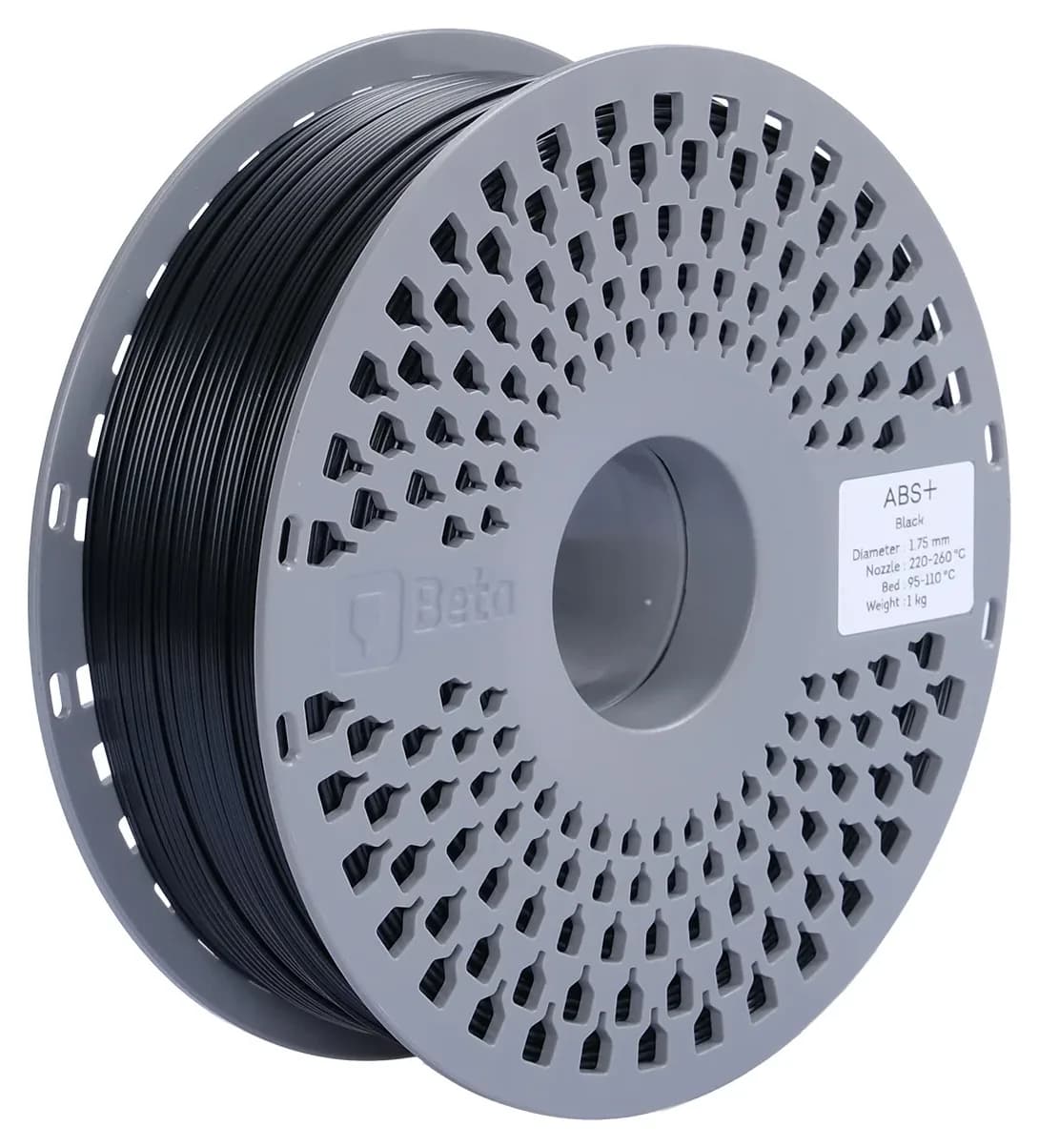 فیلامنت Beta Filament ABS+ مشکی 1KG فیلامنت Beta Filament ABS+ مشکی 1KG