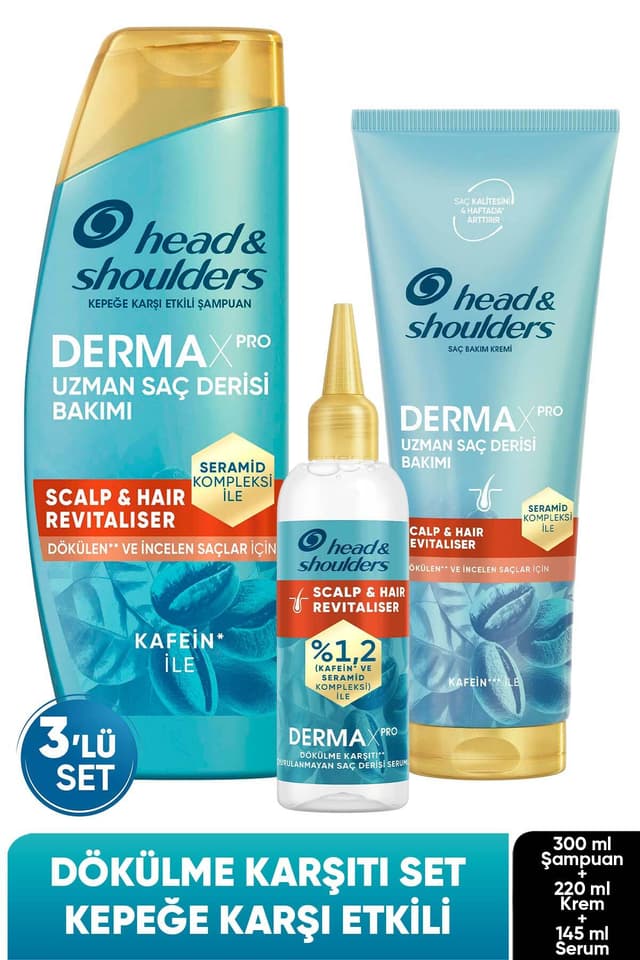 ست مراقبت مو Head & Shoulders ضد ریزش مدل DermaXPro Scalp Revitaliser ست مراقبت مو Head & Shoulders ضد ریزش مدل DermaXPro Scalp Revitaliser