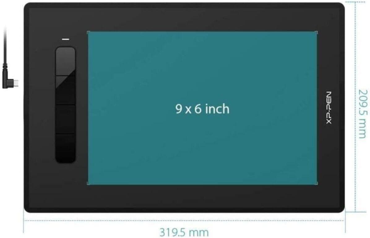 تبلت گرافیکی XP-Pen با 8192 سطح فشار، 4 کلید مدل G960S 12.5X8.25 اینچ تبلت گرافیکی XP-Pen با 8192 سطح فشار، 4 کلید مدل G960S 12.5X8.25 اینچ