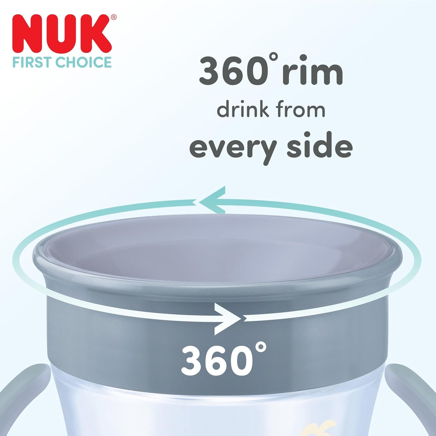 لیوان آبخوری کودک NUK Mini Magic Cup ضد ریزش 160ml شبتاب خرسی لیوان آبخوری کودک NUK Mini Magic Cup ضد ریزش 160ml شبتاب خرسی