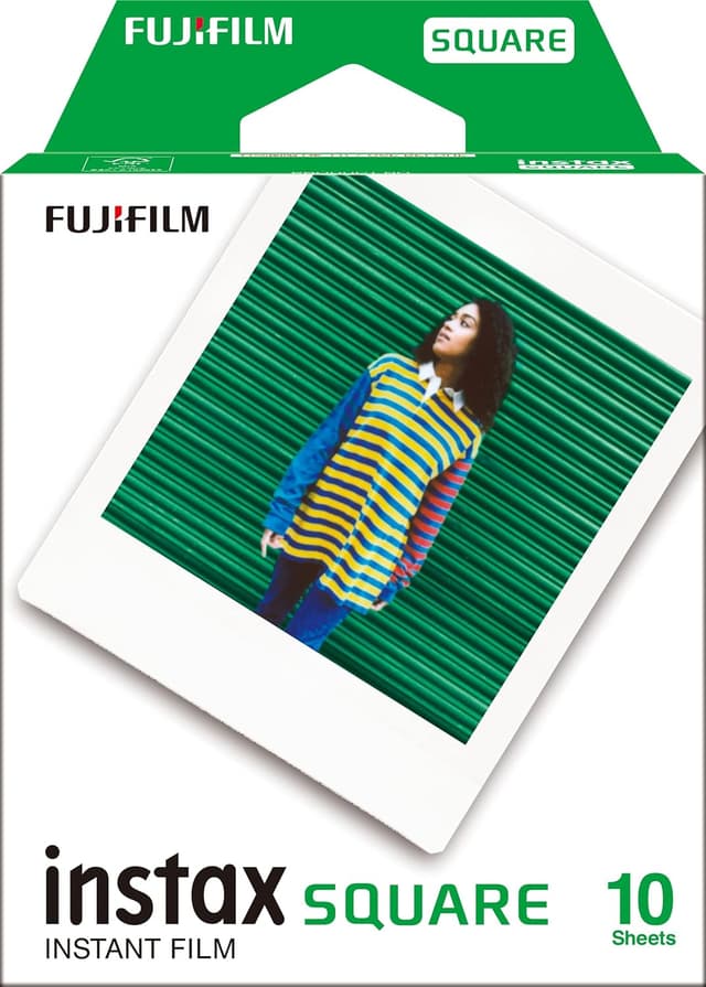 فیلم فوری Fujifilm Instax Square با حاشیه سفید 10 Shot Pack فیلم فوری Fujifilm Instax Square با حاشیه سفید 10 Shot Pack