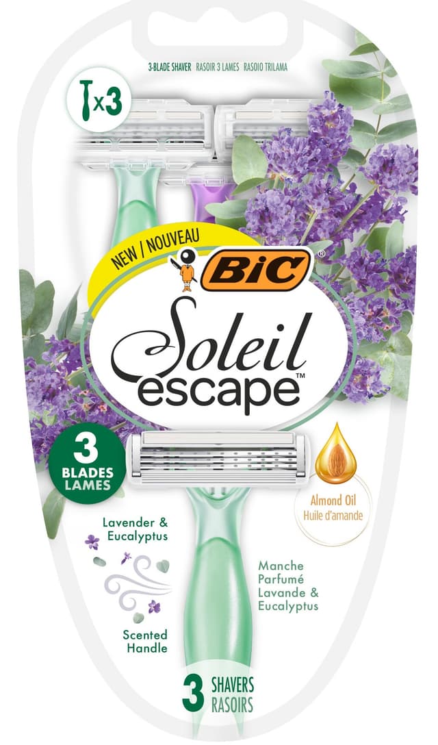 تیغ اصلاح زنانه Bic Miss Soleil اسطوخودوسی ۳ عددی تیغ اصلاح زنانه Bic Miss Soleil اسطوخودوسی ۳ عددی