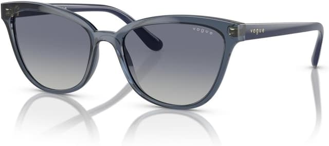 عینک آفتابی زنانه Vogue Eyewear In Vogue شفاف آبی مدل VO-0VO5496SI-27644L-54 عینک آفتابی زنانه Vogue Eyewear In Vogue شفاف آبی مدل VO-0VO5496SI-27644L-54