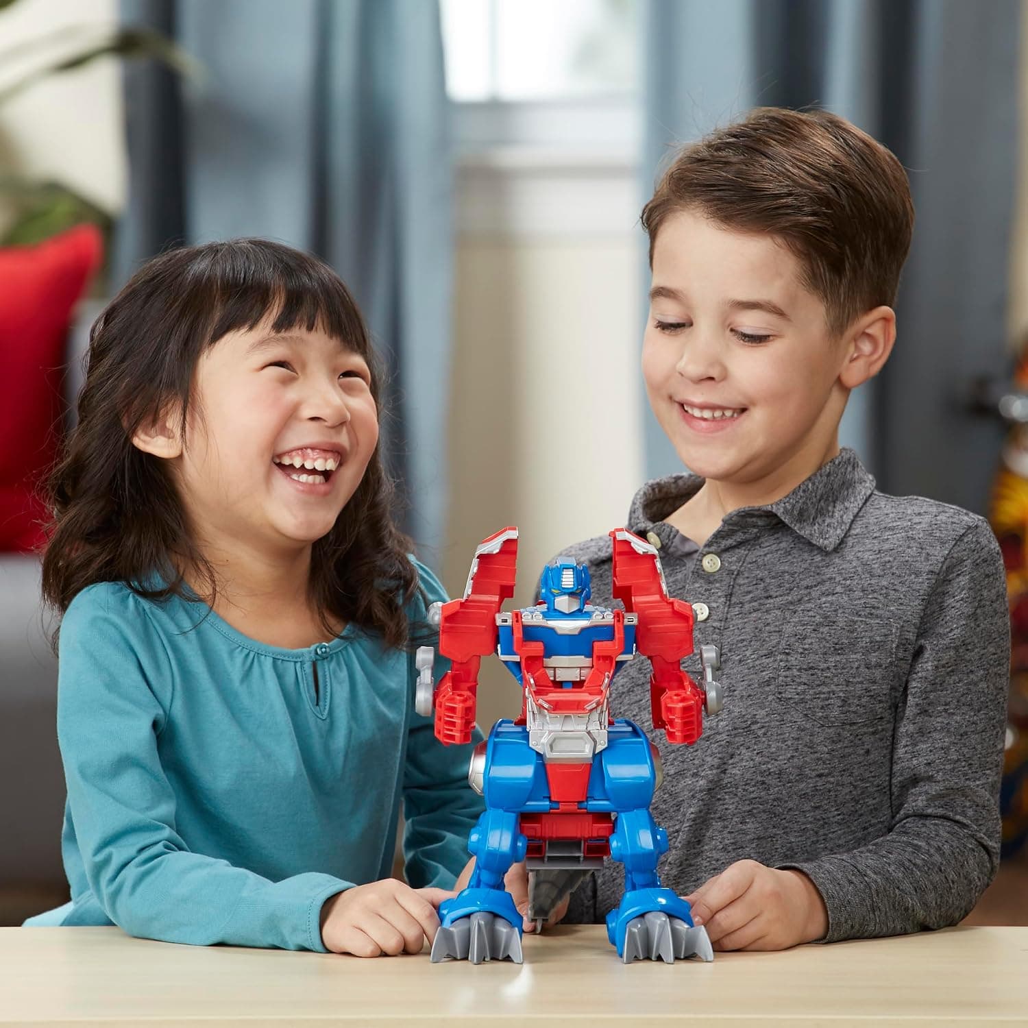 فیگور اکشن اسباببازی Transformers برای کودکان مدل Rescue Bots Knight Watch Optimus Prime فیگور اکشن اسباببازی Transformers برای کودکان مدل Rescue Bots Knight Watch Optimus Prime