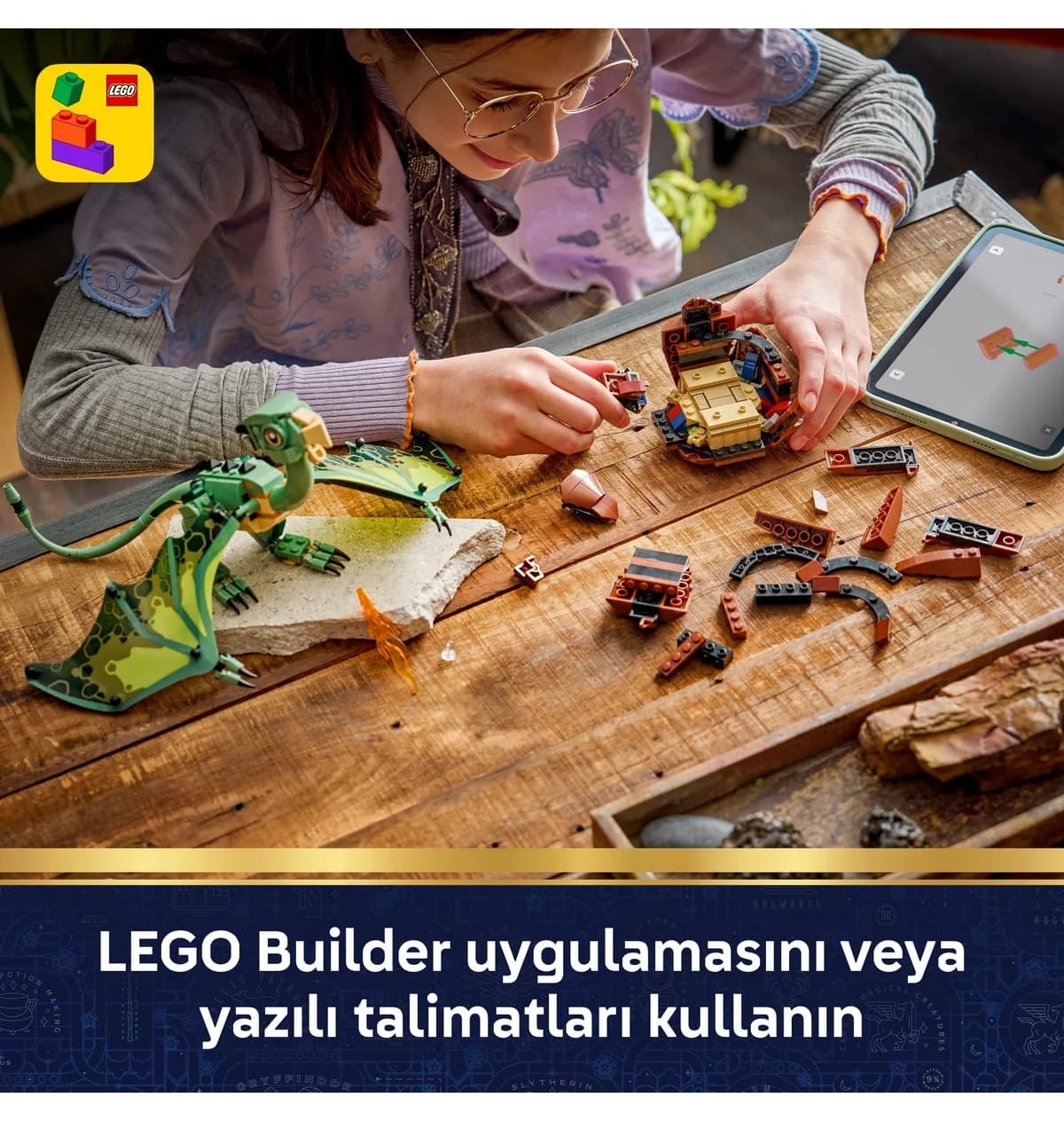 لگو Harry Potter نوربرت بچه اژدهای Hagrid مدل 76477 لگو Harry Potter نوربرت بچه اژدهای Hagrid مدل 76477