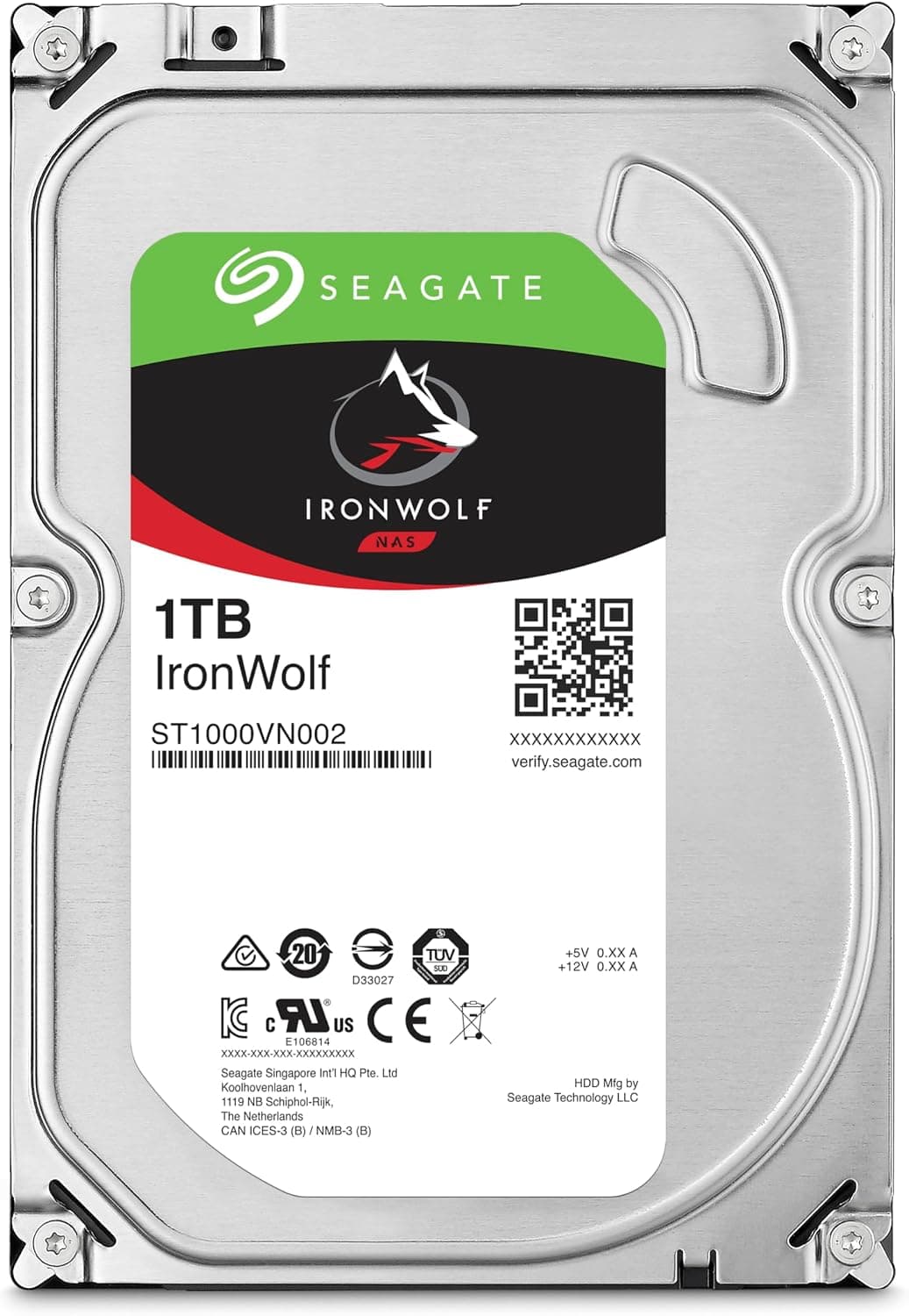 هارد دیسک داخلی NAS Seagate IronWolf 10TB CMR مدل ST10000VN000 هارد دیسک داخلی NAS Seagate IronWolf 10TB CMR مدل ST10000VN000