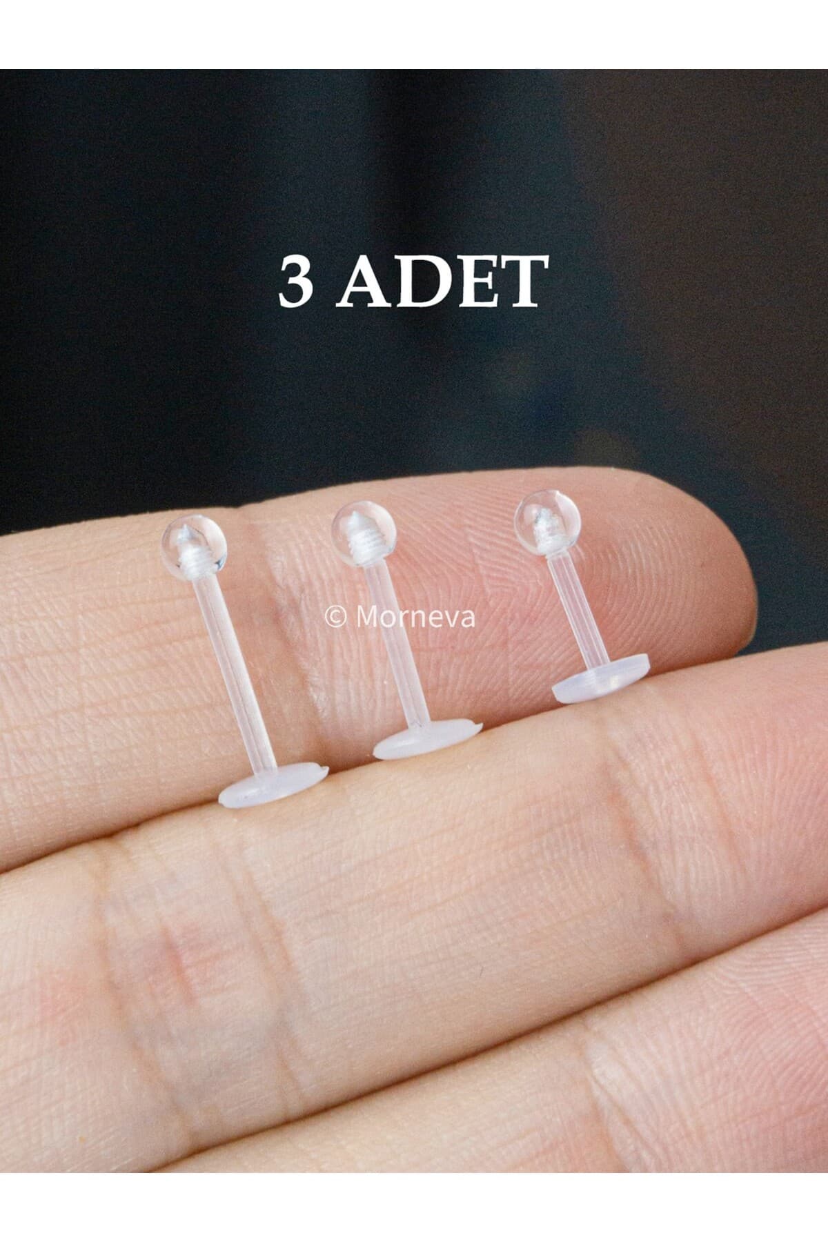 پیرسینگ زنانه MORNEVA Tragus Helix Conch Labret بیوپلاست شفاف 3 عددی پیرسینگ زنانه MORNEVA Tragus Helix Conch Labret بیوپلاست شفاف 3 عددی