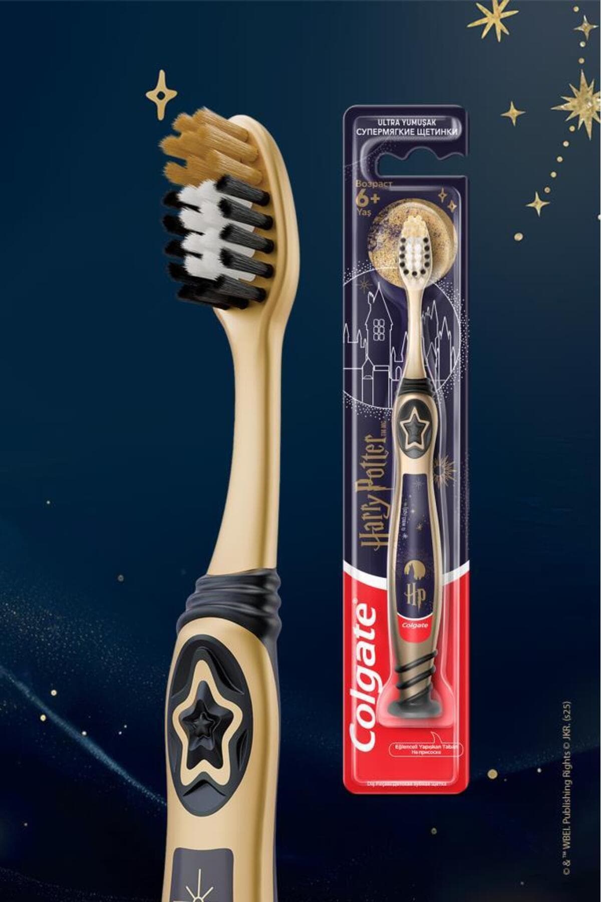 مسواک دندان کودکانه Colgate نرم طرح Harry Potter x2 مسواک دندان کودکانه Colgate نرم طرح Harry Potter x2