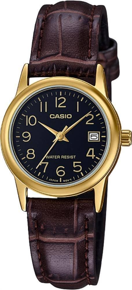 ساعت مچی زنانه Casio آنالوگ طلایی مدل LTP-V002GL-1BUDF ساعت مچی زنانه Casio آنالوگ طلایی مدل LTP-V002GL-1BUDF