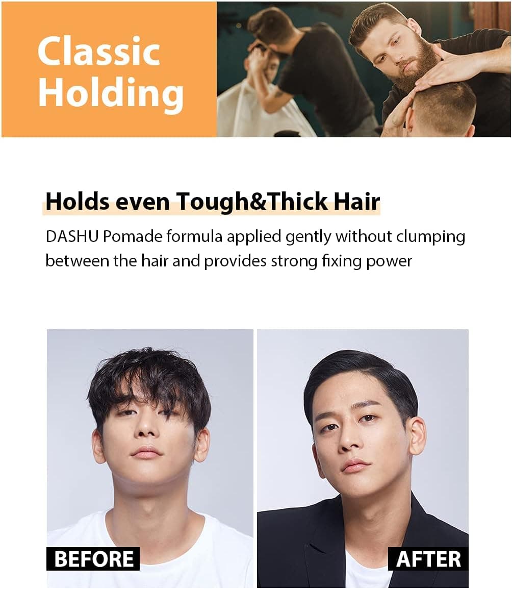 ژل مو DASHU با نگهداری قوی و ظاهر خیس Classic Incredible Shine Pomade 100g ژل مو DASHU با نگهداری قوی و ظاهر خیس Classic Incredible Shine Pomade 100g