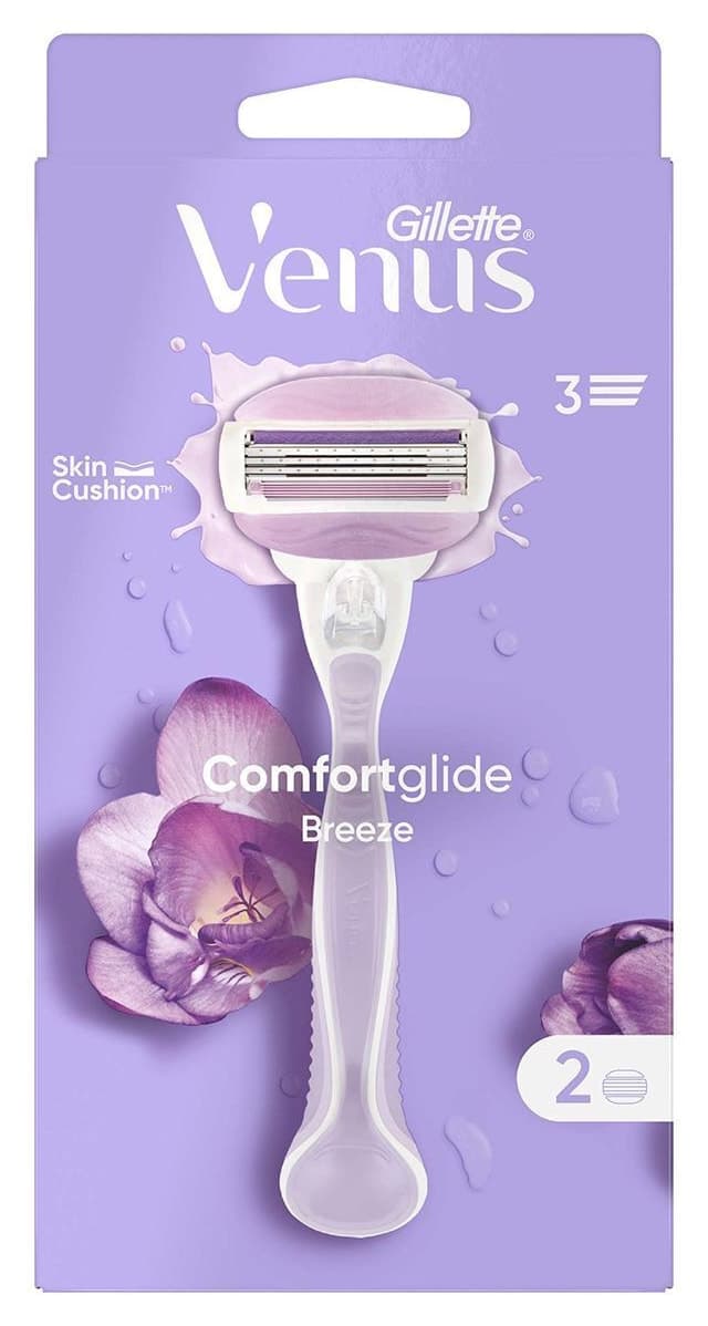 تیغ اصلاح زنانه Gillette Venus یدکی Comfortglide Breeze بسته 2 عددی تیغ اصلاح زنانه Gillette Venus یدکی Comfortglide Breeze بسته 2 عددی