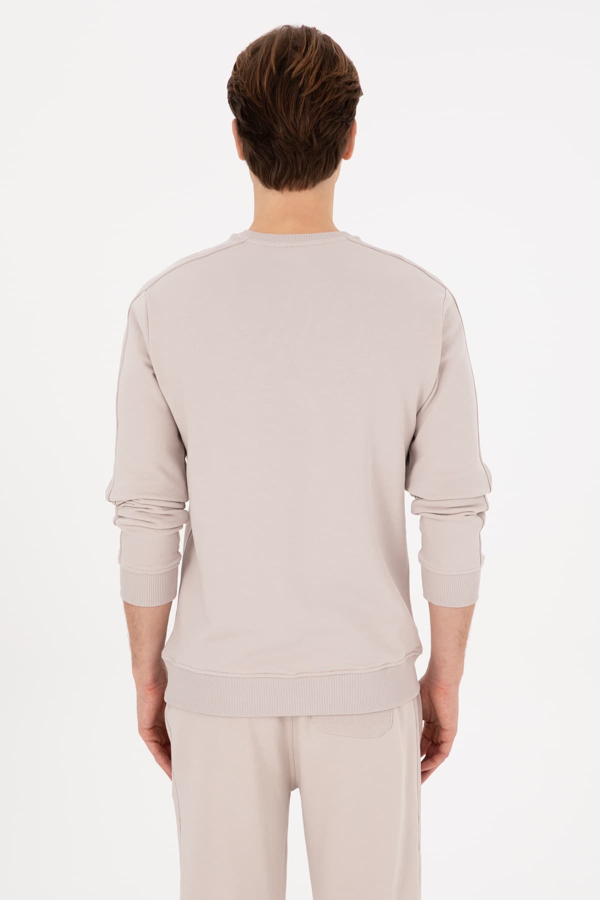 سوئیشرت مردانه U.S. Polo Assn. فیت معمولی یقه گرد سنگی مدل 50315598-VR049 سوئیشرت مردانه U.S. Polo Assn. فیت معمولی یقه گرد سنگی مدل 50315598-VR049