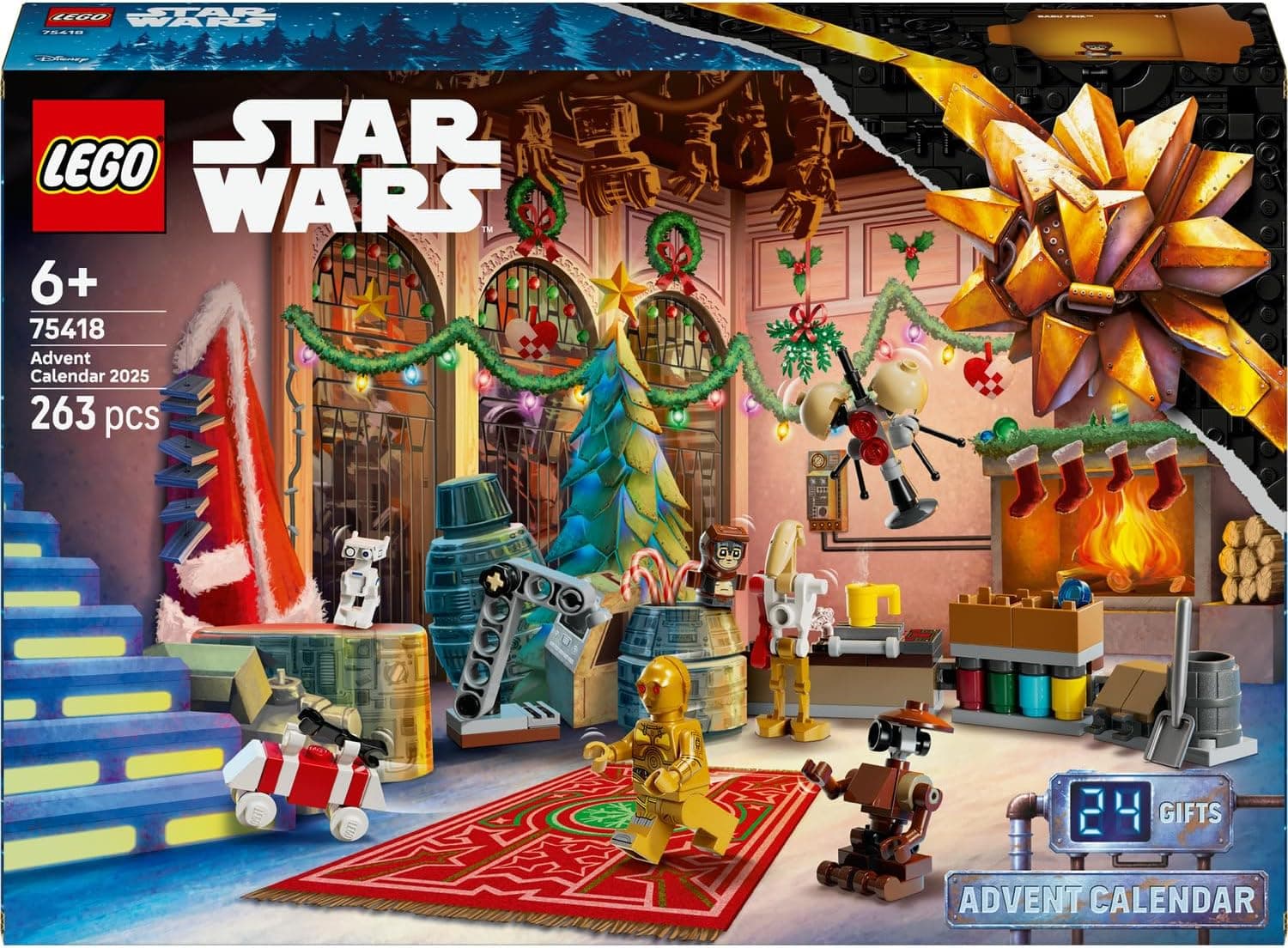 لگو Star Wars تقویم سال نو 2025 مدل 75418 با 263 قطعه لگو Star Wars تقویم سال نو 2025 مدل 75418 با 263 قطعه