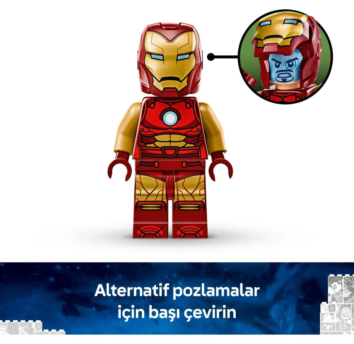لگو Marvel ربات Iron Man در برابر Ultron برای کودکان مدل 76307، 6+ (101 قطعه) لگو Marvel ربات Iron Man در برابر Ultron برای کودکان مدل 76307، 6+ (101 قطعه)