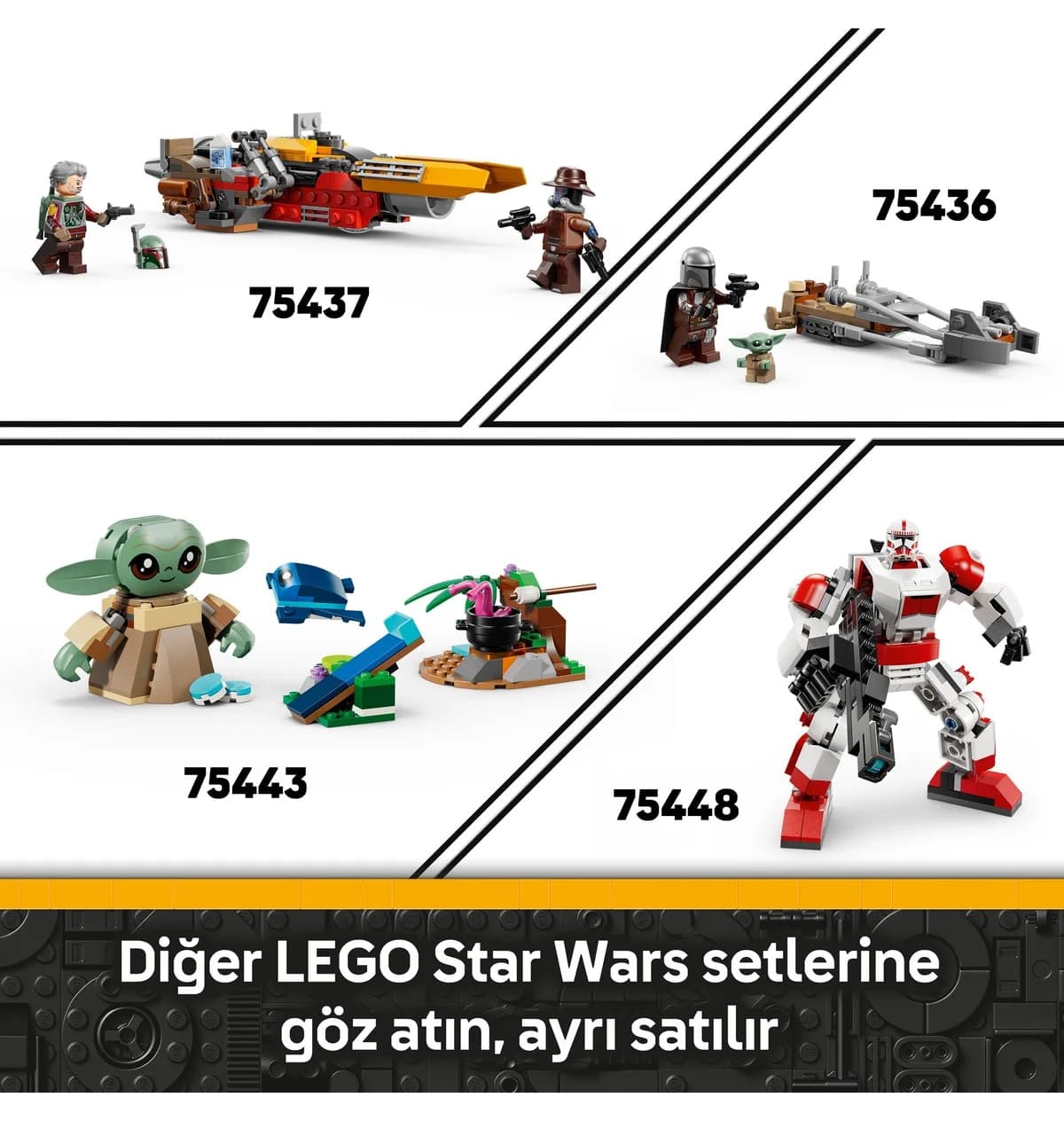 لگو Star Wars بسته نبرد محاصره Mandalore مدل 75449 با 116 قطعه لگو Star Wars بسته نبرد محاصره Mandalore مدل 75449 با 116 قطعه