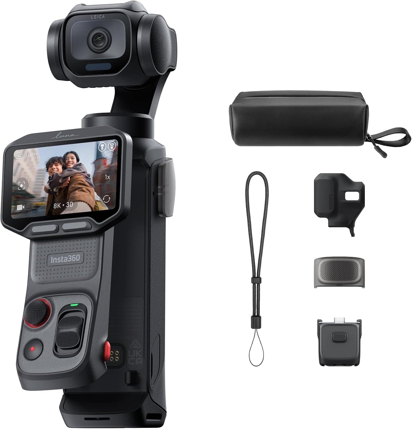 دوربین ولاگ Insta360 Luna Pro لنز Leica 8K مشکی کیهانی دوربین ولاگ Insta360 Luna Pro لنز Leica 8K مشکی کیهانی
