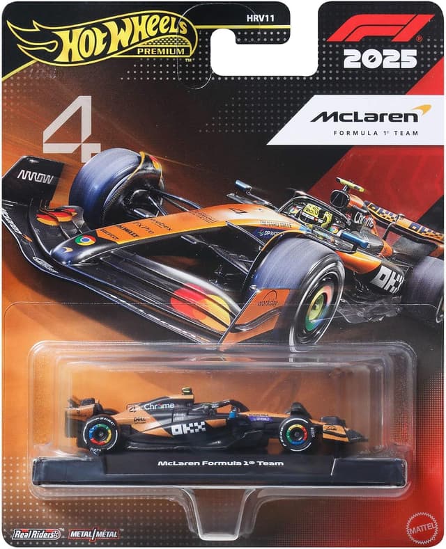 ماشین اسباببازی فرمول یک Hot Wheels مکلارن (Norris) ماشین اسباببازی فرمول یک Hot Wheels مکلارن (Norris)