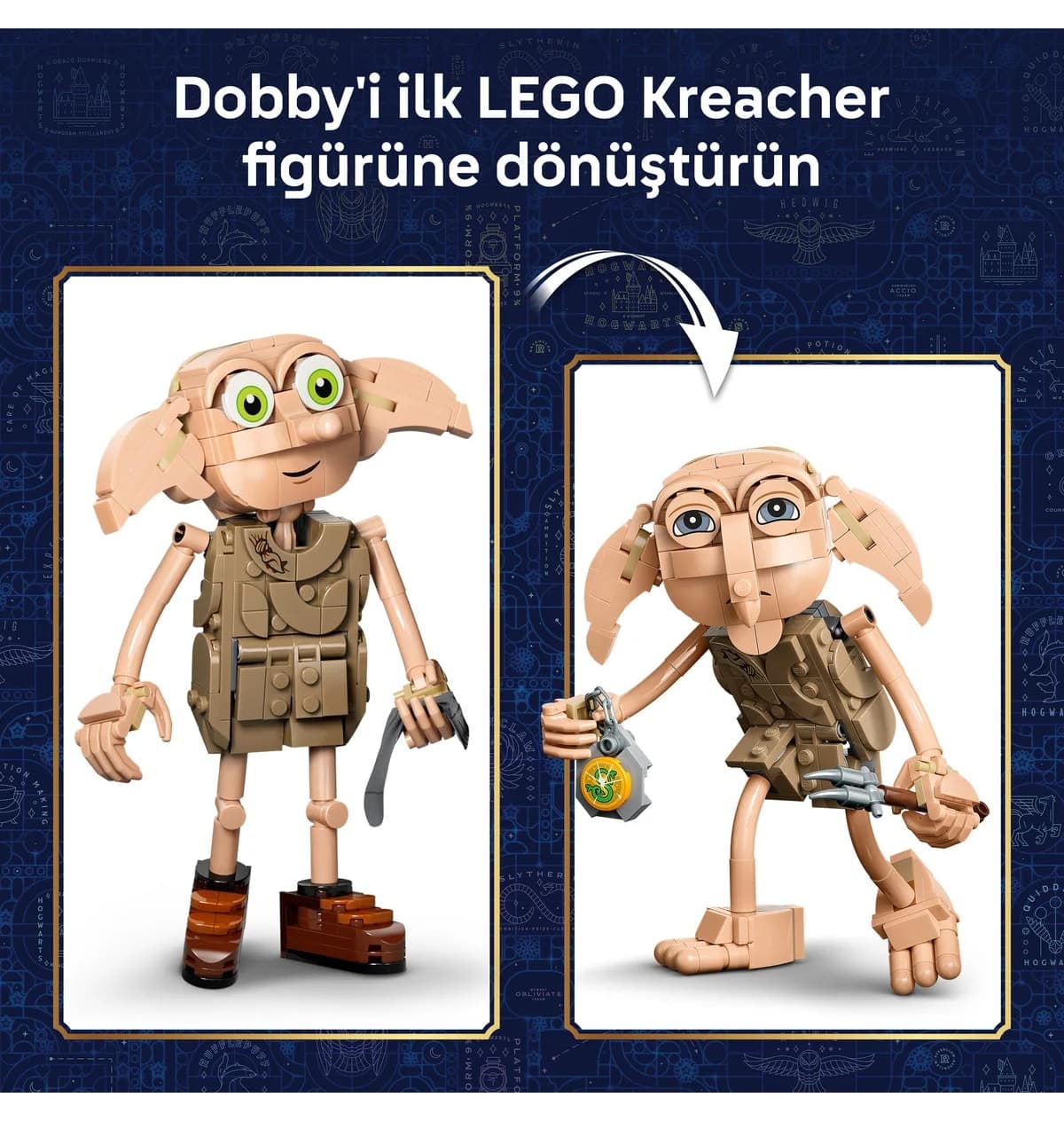 لگو Harry Potter مدل 76469 Dobby آزاد ۳۷۹ قطعه لگو Harry Potter مدل 76469 Dobby آزاد ۳۷۹ قطعه