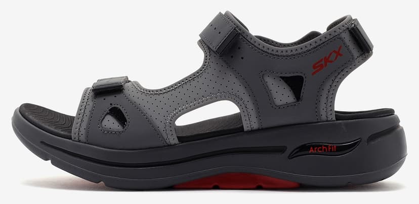 صندل مردانه Skechers Go Walk Arch Fit خاکستری Mission II مدل 229064 CCRD صندل مردانه Skechers Go Walk Arch Fit خاکستری Mission II مدل 229064 CCRD