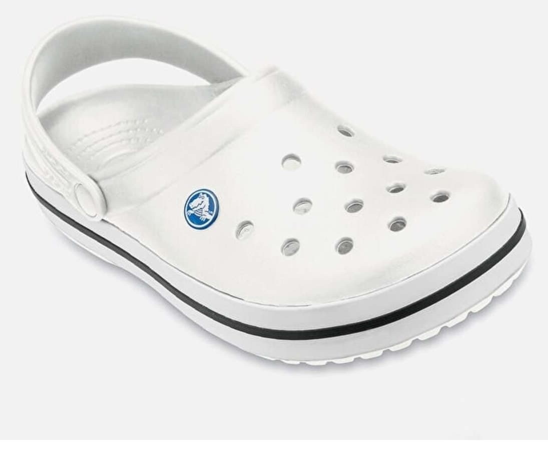 دمپایی یونیسکس Crocs Crocband سفید مدل 11016_100 دمپایی یونیسکس Crocs Crocband سفید مدل 11016_100