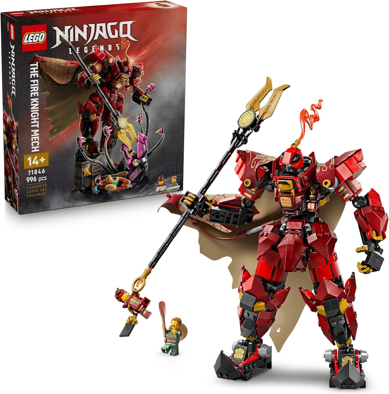 لگو NINJAGO ربات شوالیه آتش مدل 71846 لگو NINJAGO ربات شوالیه آتش مدل 71846