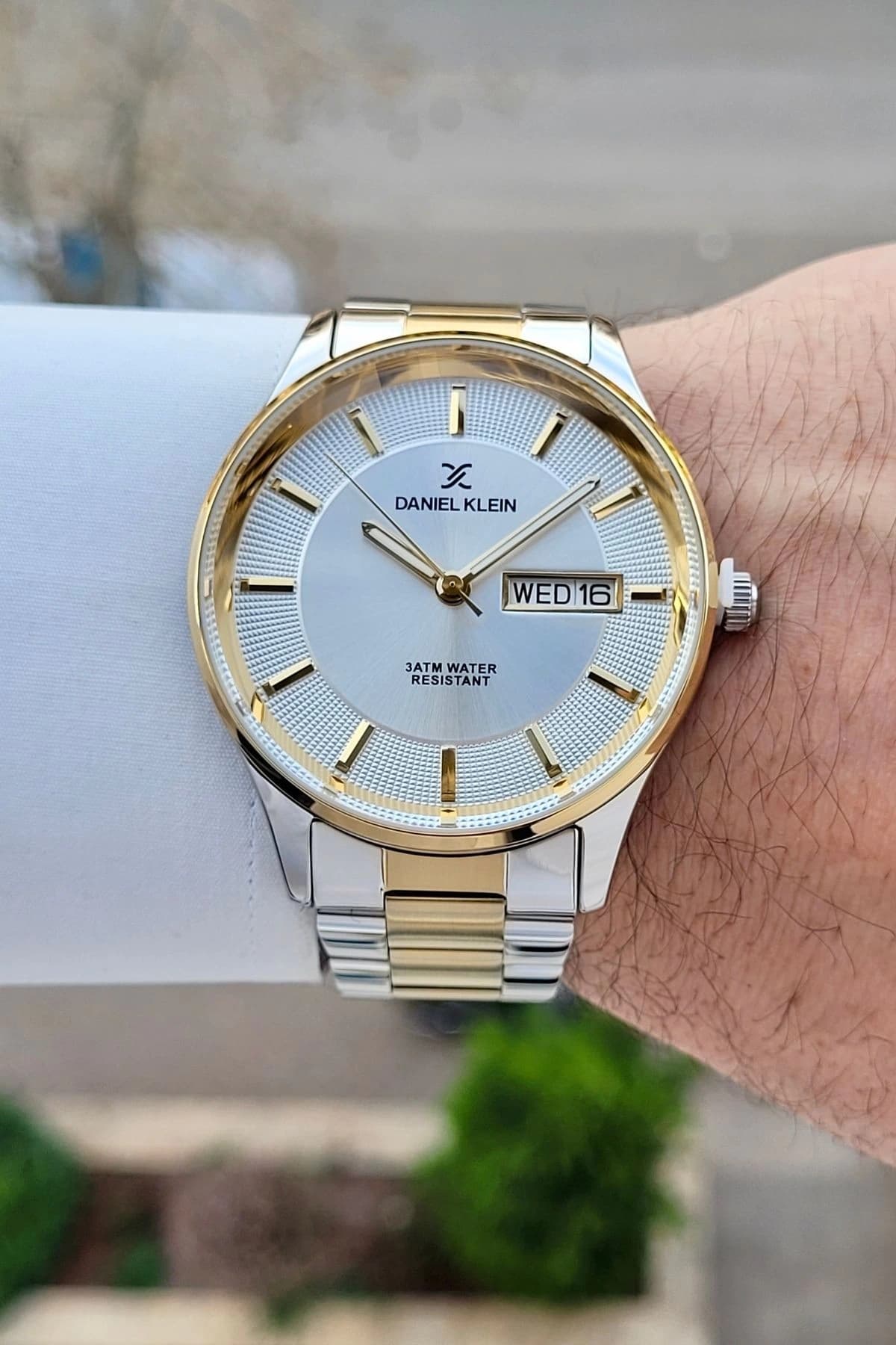 ساعت مچی مردانه Daniel Klein Gold نقرهای تقویم و نمایش روز 44mm ساعت مچی مردانه Daniel Klein Gold نقرهای تقویم و نمایش روز 44mm