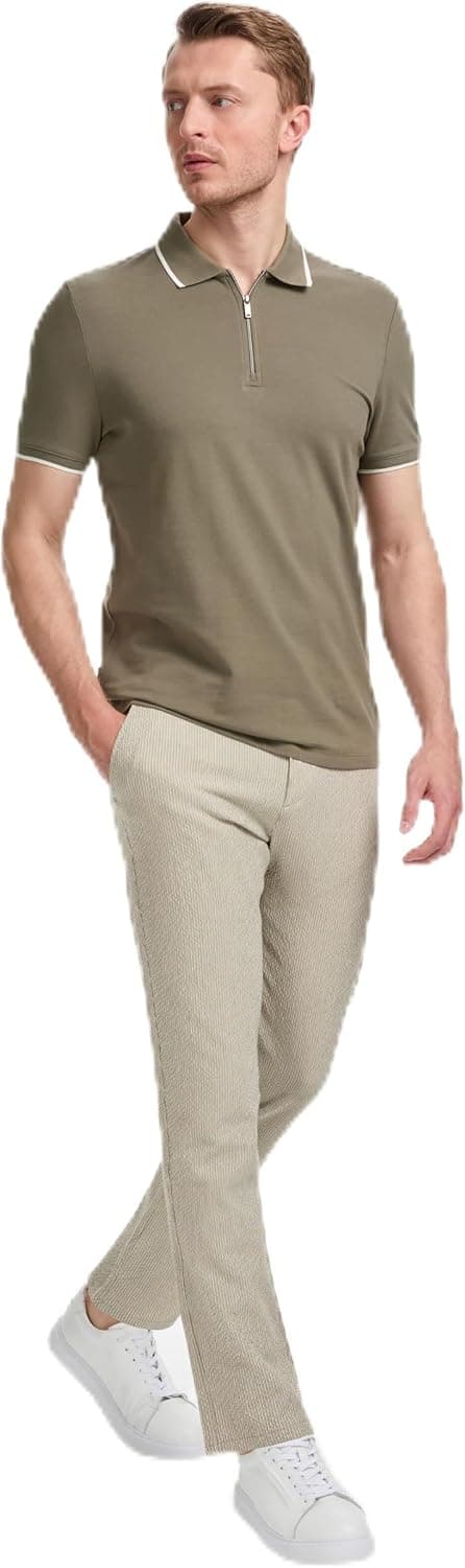 شلوار مردانه Pierre Cardin بژ چینو کانواس مدل 50305235-VR011 شلوار مردانه Pierre Cardin بژ چینو کانواس مدل 50305235-VR011