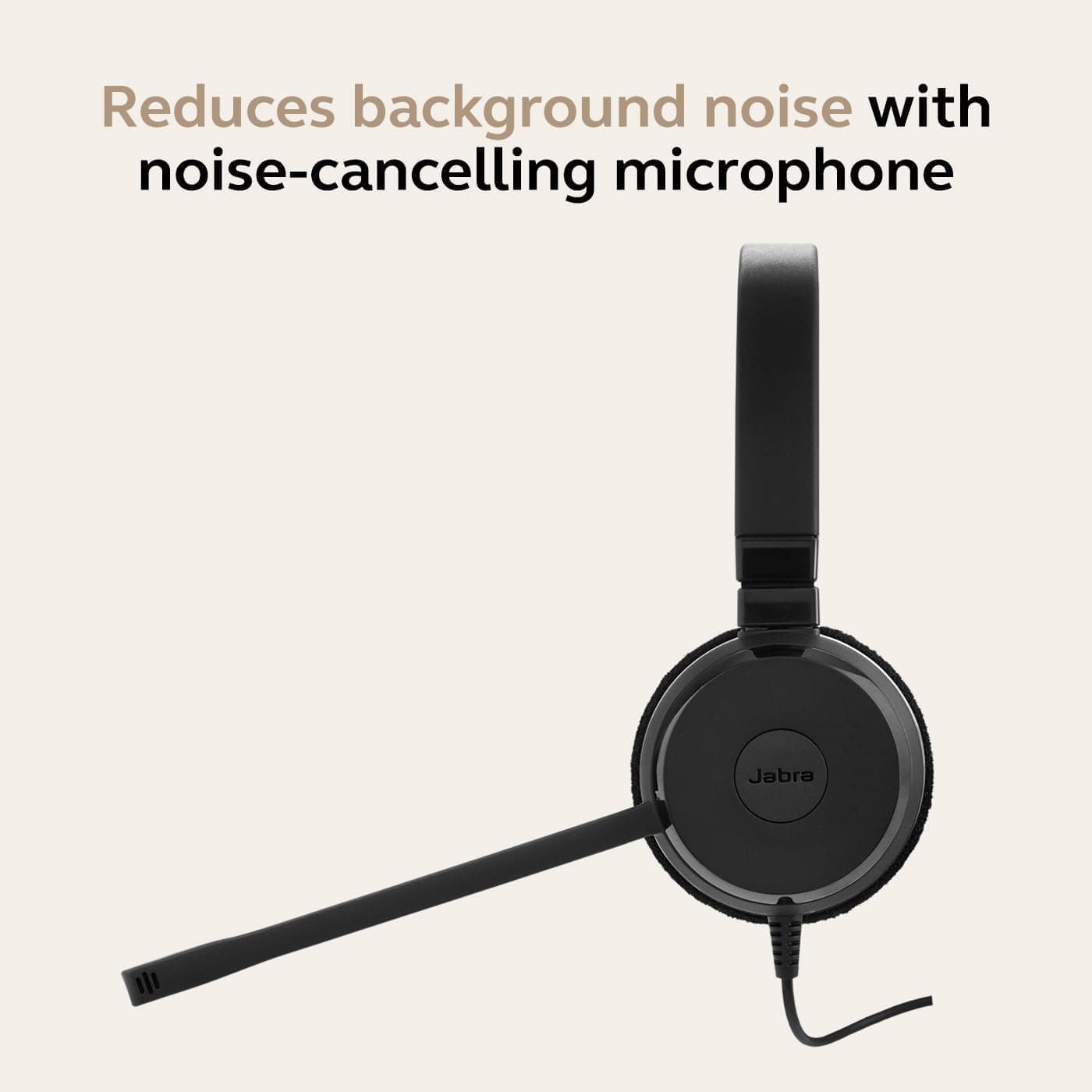 هدست استریو Jabra با گواهی Microsoft، حذف نویز غیرفعال و کنترل USB C مدل Evolve 20 هدست استریو Jabra با گواهی Microsoft، حذف نویز غیرفعال و کنترل USB C مدل Evolve 20