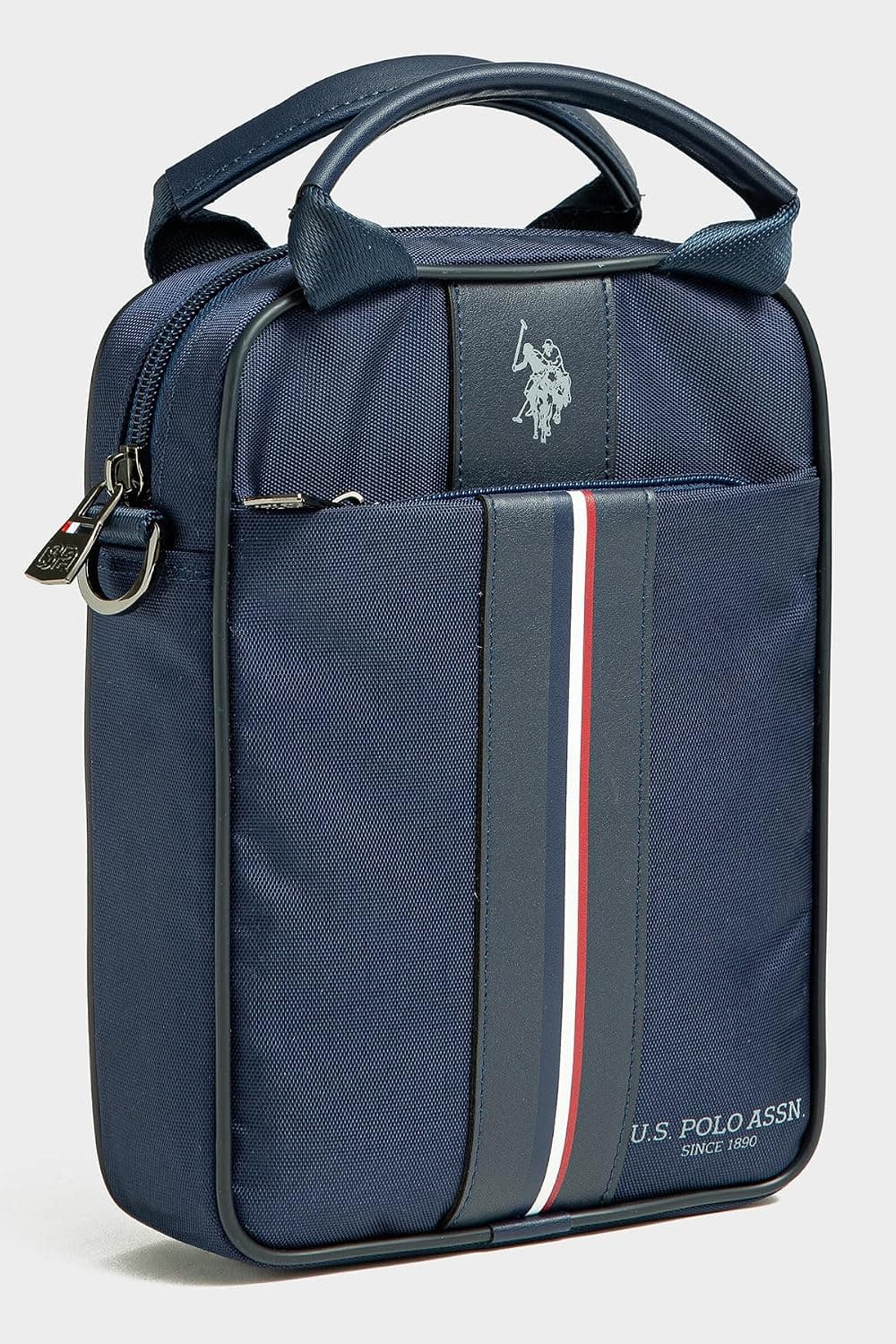 کیف پیامرسان مردانه U.S. POLO ASSN. سرمهای پارچهای با بند دوشی مدل 26059 کیف پیامرسان مردانه U.S. POLO ASSN. سرمهای پارچهای با بند دوشی مدل 26059