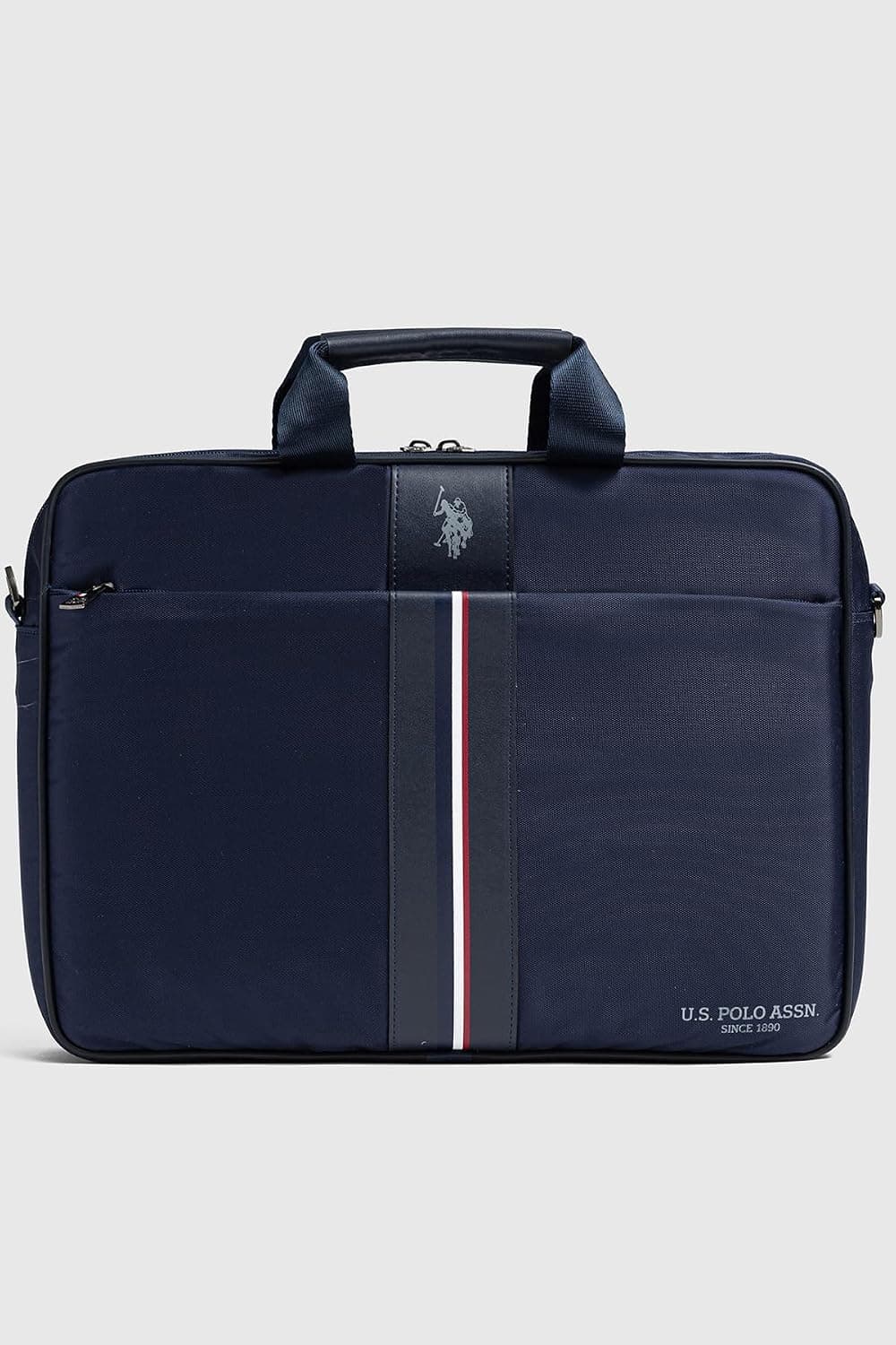 کیف لپتاپ و اسناد سرمهای U.S. POLO ASSN. 15.6 اینچی با بند شانهای مدل 26058 کیف لپتاپ و اسناد سرمهای U.S. POLO ASSN. 15.6 اینچی با بند شانهای مدل 26058