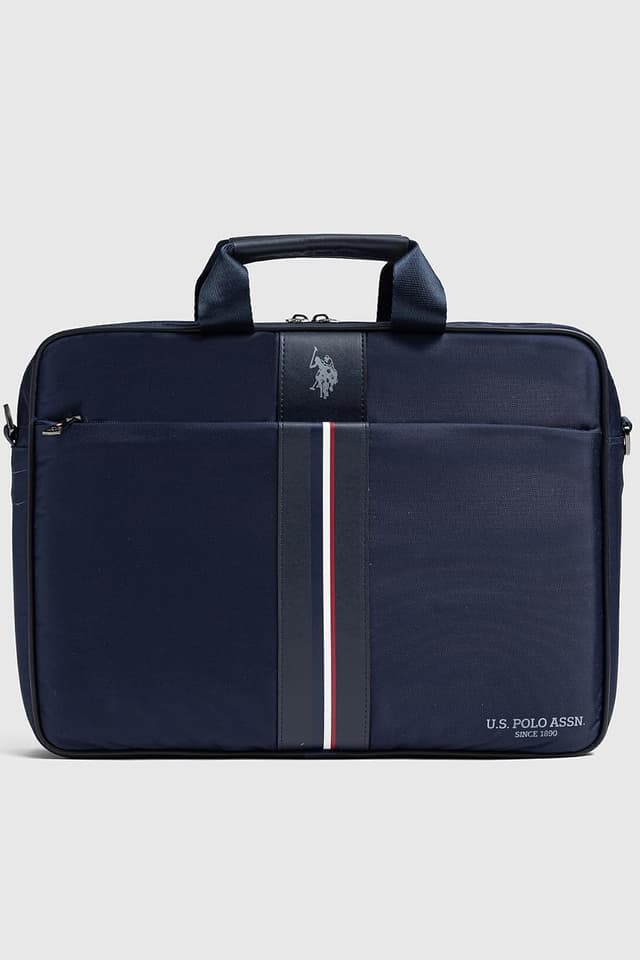 کیف لپتاپ و اسناد سرمهای U.S. POLO ASSN. 15.6 اینچی با بند شانهای مدل 26058 کیف لپتاپ و اسناد سرمهای U.S. POLO ASSN. 15.6 اینچی با بند شانهای مدل 26058