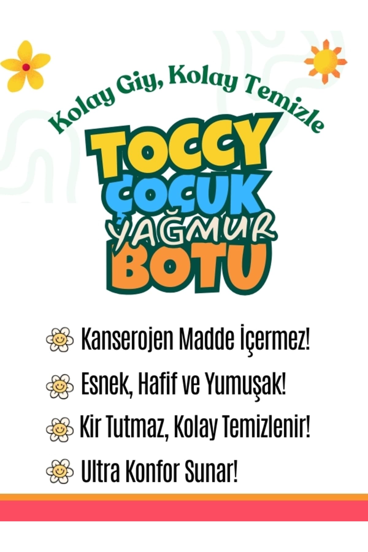 بوت بارانی TOCCY از جنس EVA بوت بارانی TOCCY از جنس EVA