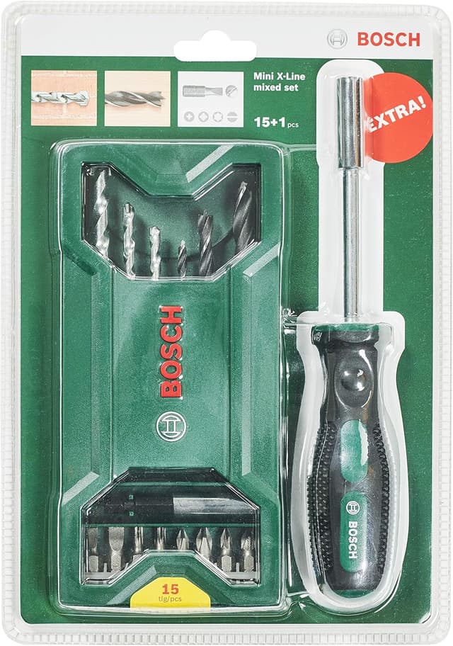 ست نوک پیچگوشتی و مته Bosch سری X-Line 15+1 ست نوک پیچگوشتی و مته Bosch سری X-Line 15+1