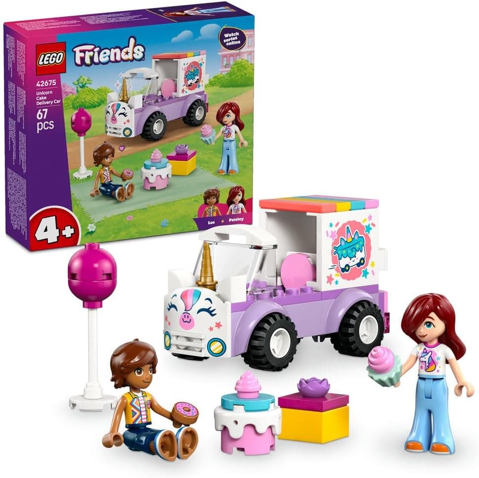 لگو Friends ماشین تحویل کیک یونیکورن مدل 42675 لگو Friends ماشین تحویل کیک یونیکورن مدل 42675