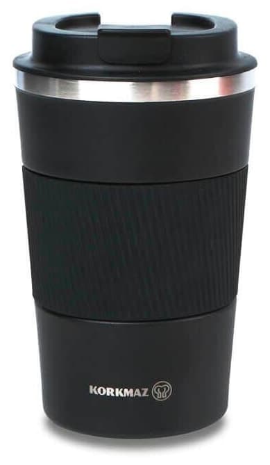 لیوان قهوه KORKMAZ Eterna مشکی 380 ml مدل A5540 لیوان قهوه KORKMAZ Eterna مشکی 380 ml مدل A5540