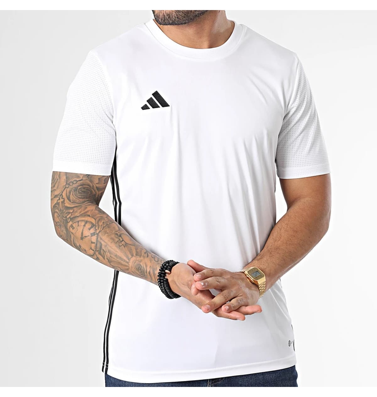 تیشرت ورزشی مردانه adidas Tabela 23 Jsy سفید مدل H44526 تیشرت ورزشی مردانه adidas Tabela 23 Jsy سفید مدل H44526