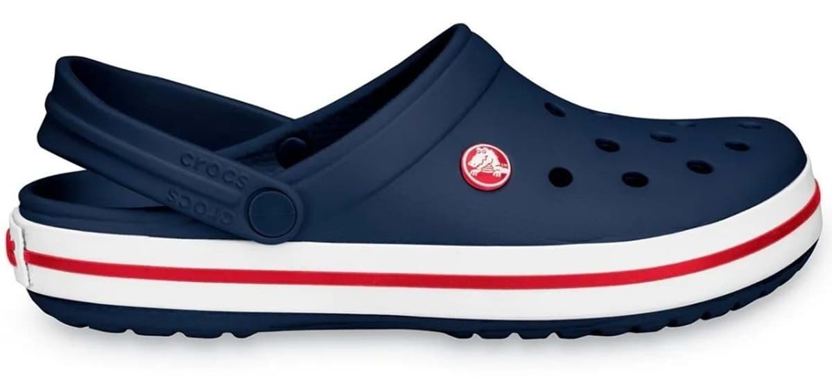 دمپایی زنانه Crocs سرمهای مدل Crocband 11016-410 دمپایی زنانه Crocs سرمهای مدل Crocband 11016-410