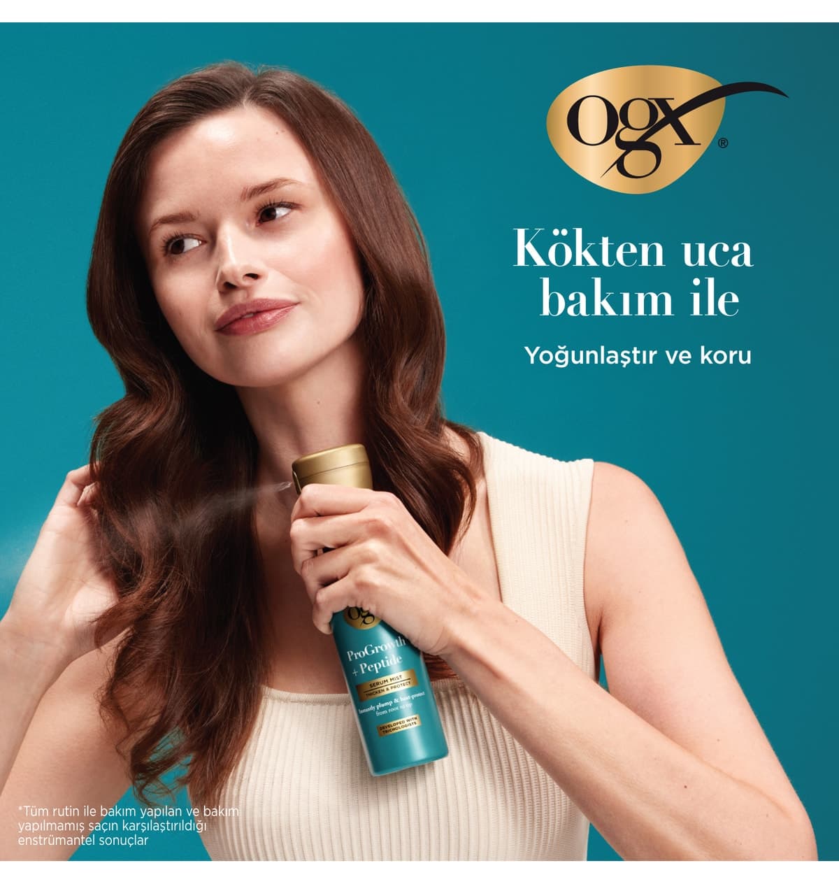 سرم اسپری ضد ریزش مو OGX مدل ProGrowth + Peptide با حجم 193 ml سرم اسپری ضد ریزش مو OGX مدل ProGrowth + Peptide با حجم 193 ml