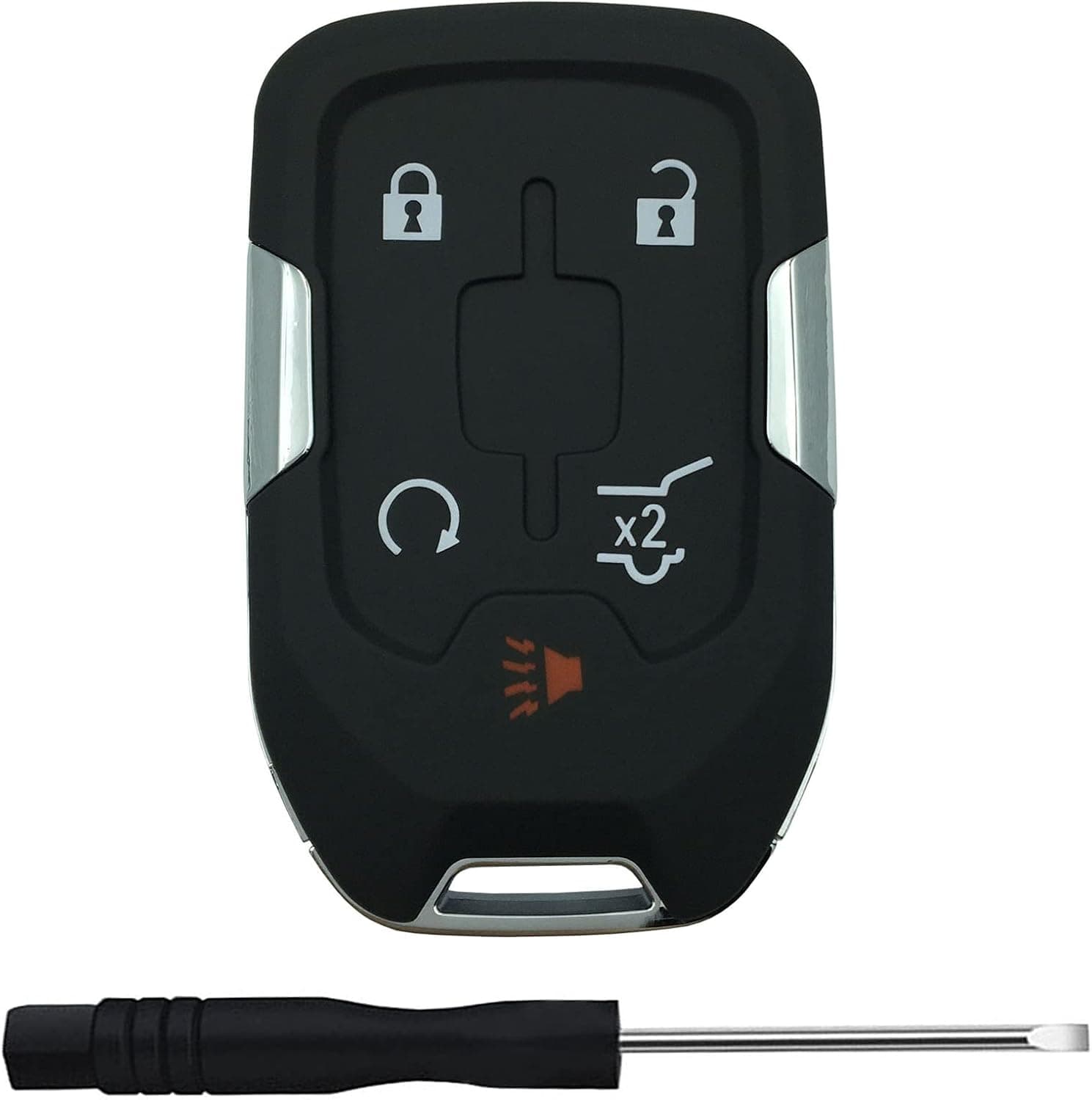 قاب ریموت کلید بدون سوئیچ TALKMOON 5 دکمه C مناسب Chevy Silverado GMC Sierra قاب ریموت کلید بدون سوئیچ TALKMOON 5 دکمه C مناسب Chevy Silverado GMC Sierra