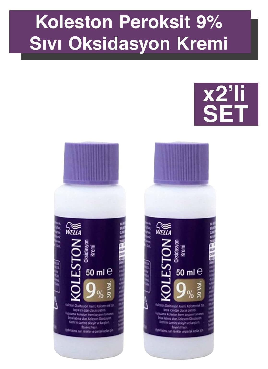 پراکسید مایع Wella Koleston %9 بسته 2 عددی پراکسید مایع Wella Koleston %9 بسته 2 عددی