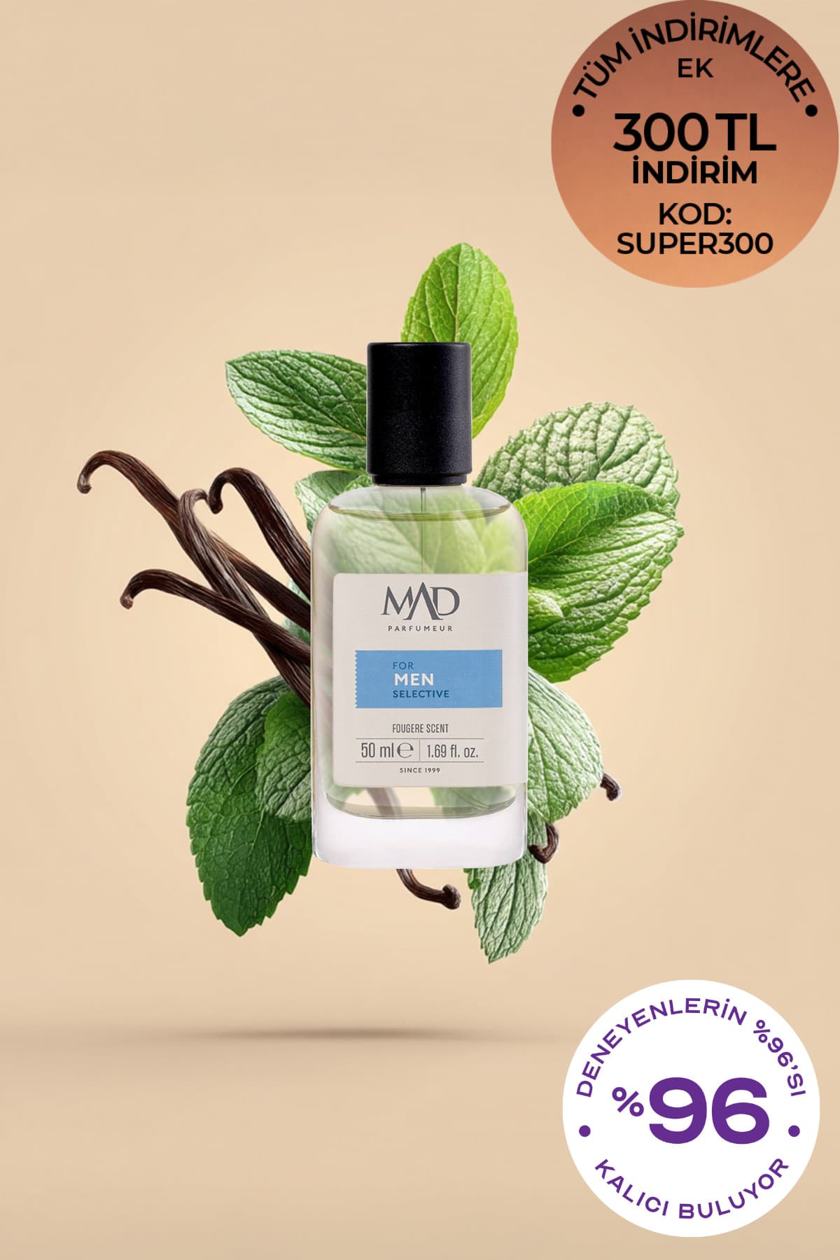 عطر مردانه Mad Parfüm Selective 50 ml مدل W174 عطر مردانه Mad Parfüm Selective 50 ml مدل W174