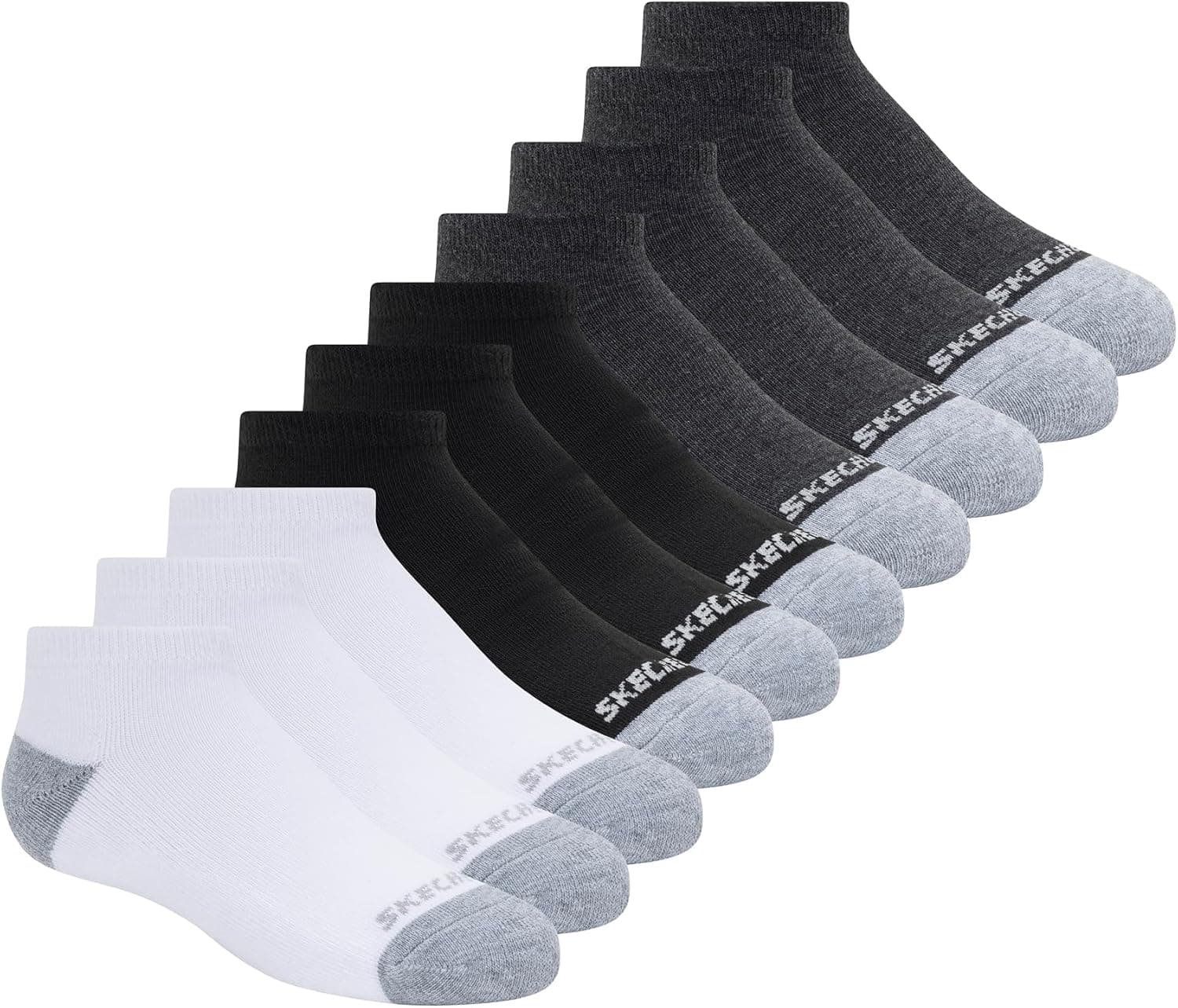 جوراب پسرانه Skechers بسته 10 Pack نو شو ورزشی دویدن جوراب پسرانه Skechers بسته 10 Pack نو شو ورزشی دویدن