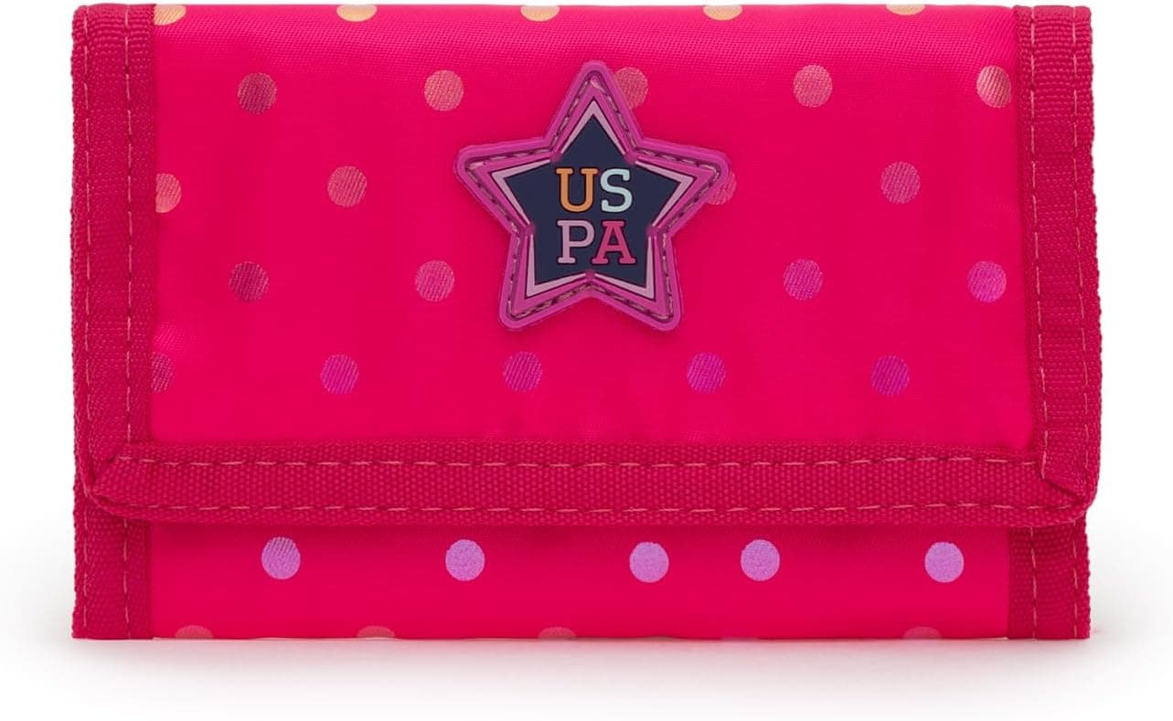 کیف پول دخترانه U.S. POLO ASSN. صورتی مدل 50315252-VR041 کیف پول دخترانه U.S. POLO ASSN. صورتی مدل 50315252-VR041