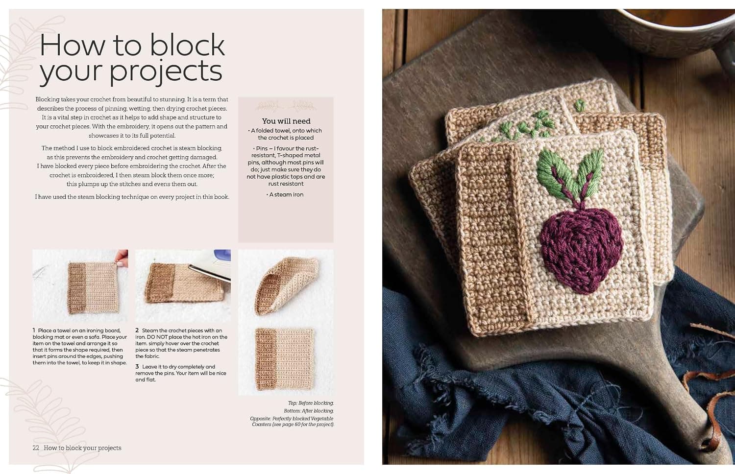 کتاب Embroidered Crochet: projects to crochet and embroider نسخه انگلیسی Anna Nikipirowicz کتاب Embroidered Crochet: projects to crochet and embroider نسخه انگلیسی Anna Nikipirowicz