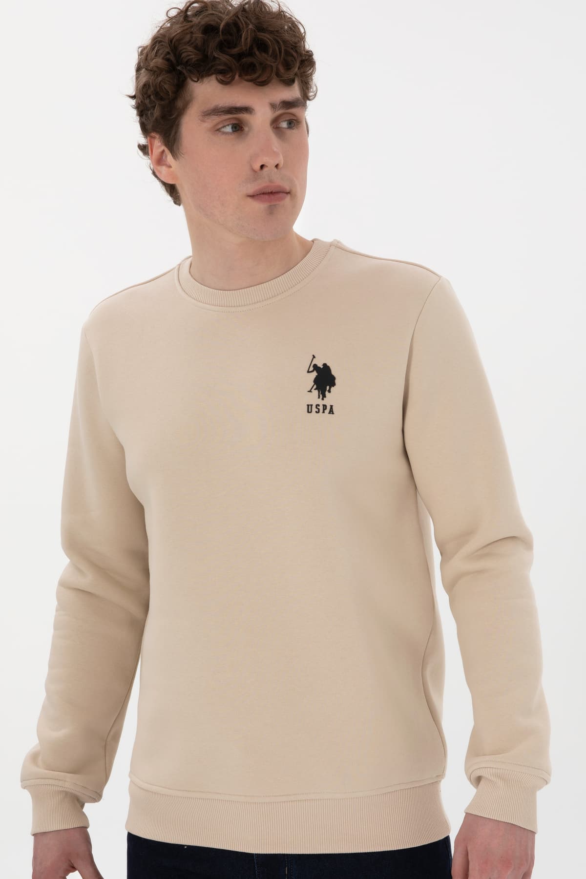 سویشرت مردانه U.S. Polo Assn. یقه گرد فیت معمولی سنگی مدل 50292596-VR049 سویشرت مردانه U.S. Polo Assn. یقه گرد فیت معمولی سنگی مدل 50292596-VR049