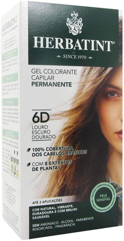 رنگ مو Herbatint مدل 6D بلوند تیره طلایی رنگ مو Herbatint مدل 6D بلوند تیره طلایی