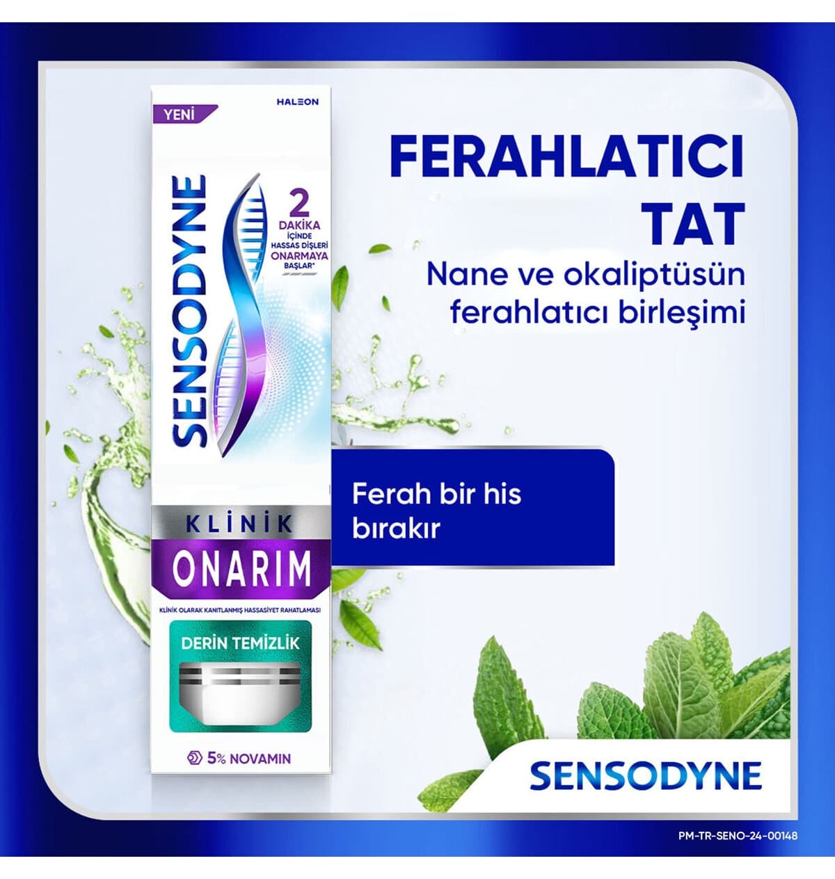 خمیر دندان Sensodyne ترمیم کلینیکی و تمیزکننده عمیق 75ml خمیر دندان Sensodyne ترمیم کلینیکی و تمیزکننده عمیق 75ml