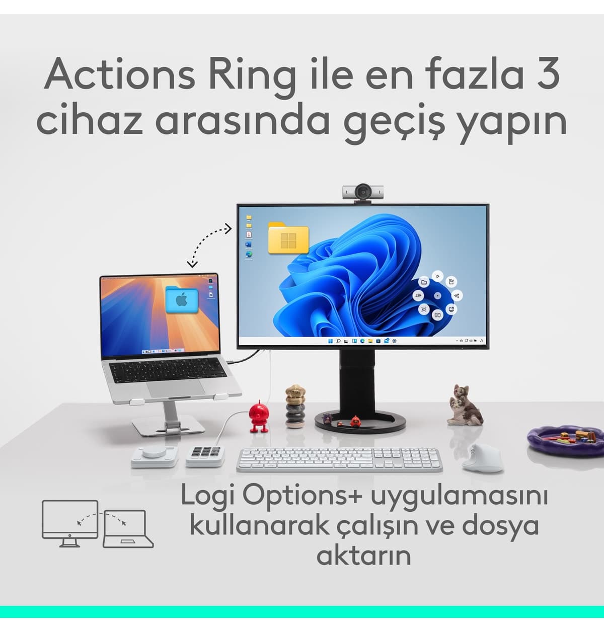 ماوس Logitech MX Master 4 بازخوردی بیصدا بیسیم بلوتوث 8000 DPI خاکستری تیره مدل 910-007562 ماوس Logitech MX Master 4 بازخوردی بیصدا بیسیم بلوتوث 8000 DPI خاکستری تیره مدل 910-007562