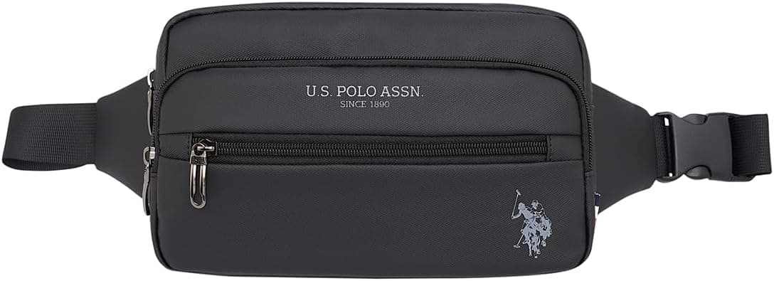 کیف کمری دوشی یونیسکس U.S. POLO ASSN. مشکی مدل 24492 کیف کمری دوشی یونیسکس U.S. POLO ASSN. مشکی مدل 24492