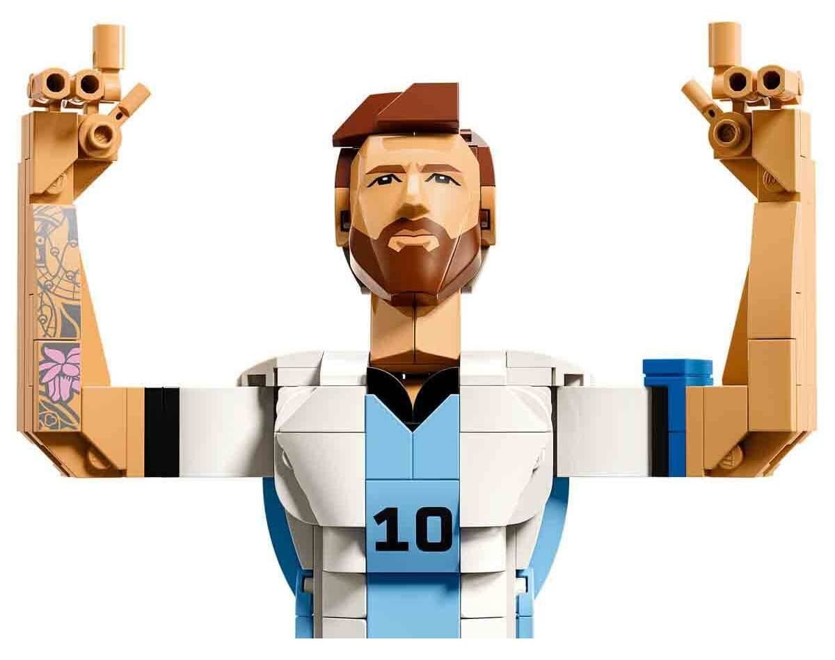 لگو Editions Lionel Messi دکوراتیو افسانه فوتبال مدل 43015 لگو Editions Lionel Messi دکوراتیو افسانه فوتبال مدل 43015